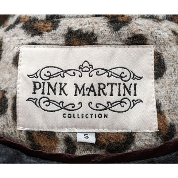 Pink Martini Collection Leopard Print Long Coat Size S - Picture 12 of 13